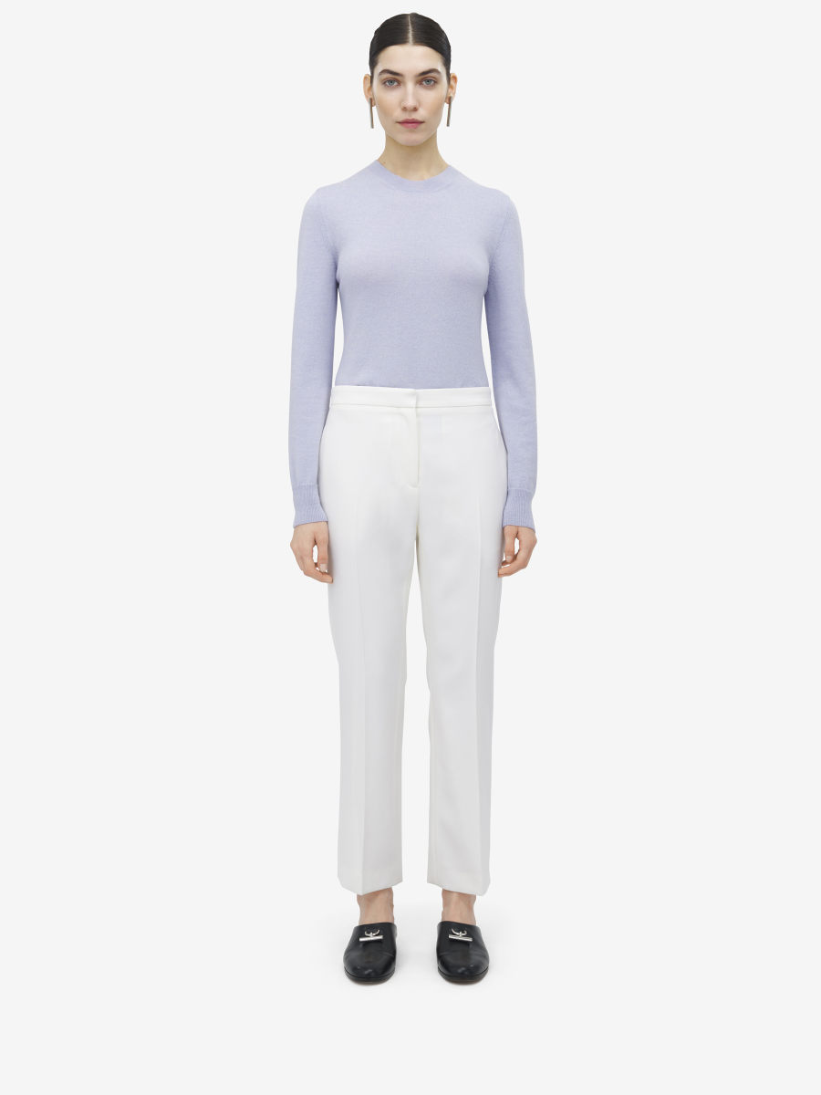 ALEXANDER MCQUEEN - Cigarette Trousers - Item 830044QJAFG9015